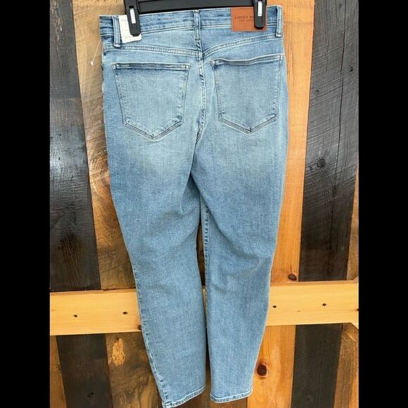 New with tags Lucky Brand High Rise Skinny Bridgette jeans,button fly sz 8/29A - Picture 6 of 9